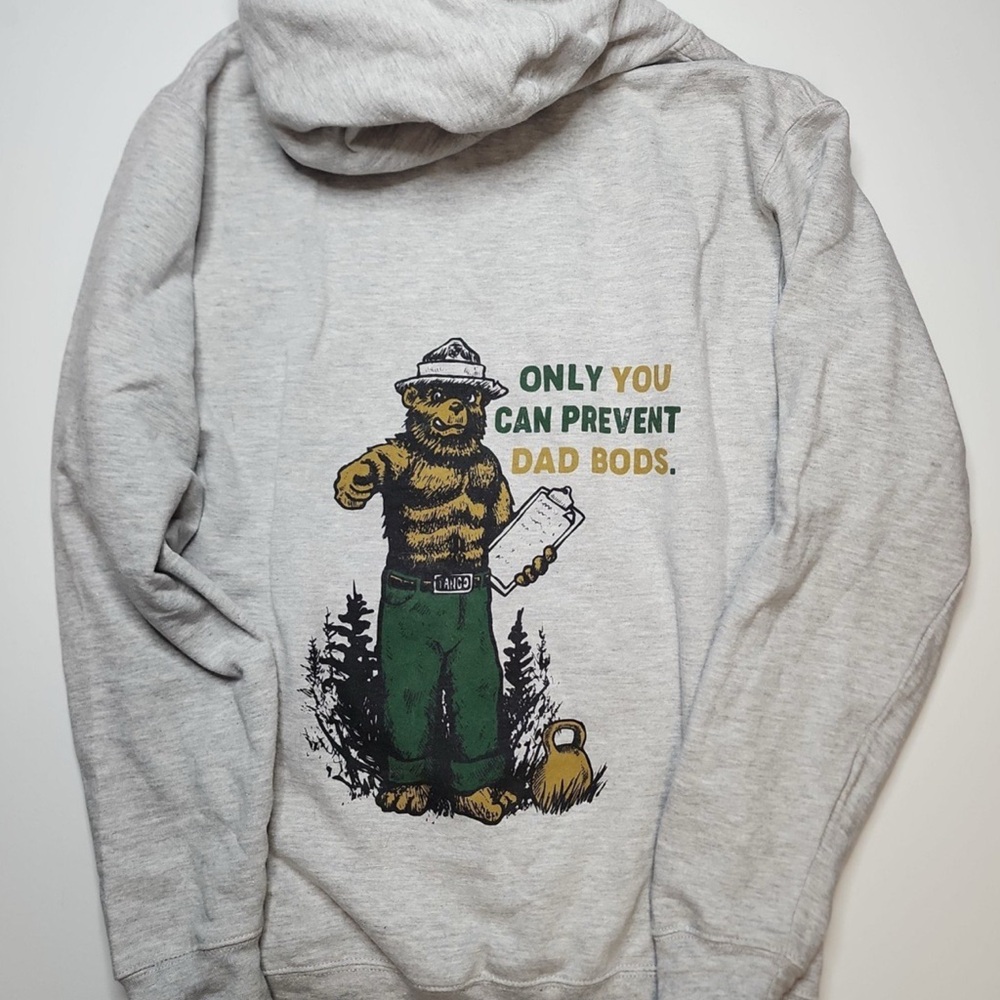 Charlie Tango Dad Bod hoodie, S